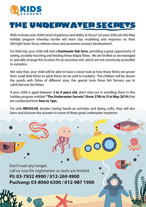 Kids Academy The Underwater Secrets Kids Academy The Underwater Secrets