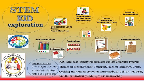 STEM KID Exploration @ Taska & Tadika PAC
