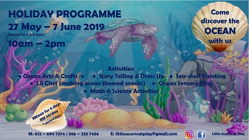 Little Acorns @ Play - Discover The Ocean Holiday Programme
