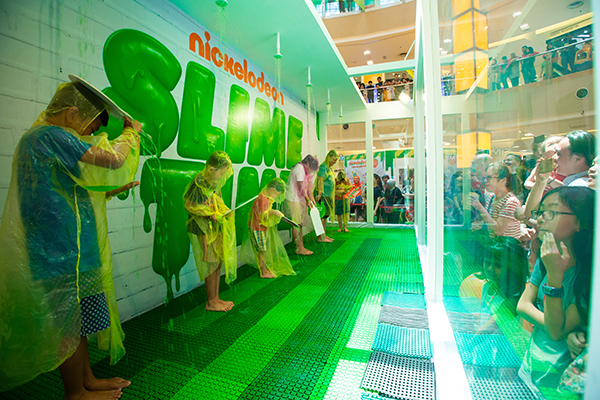 Get your slime on at the Slime Shower!