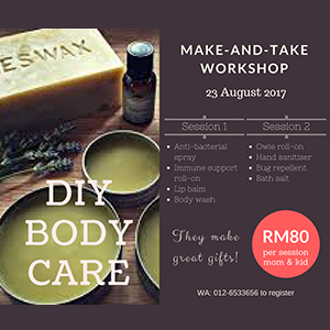 DIY Body Care Workshop at Giggle@Space DIY Body Care Workshop at Giggle@Space
