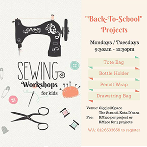 Back To School Kids Sewing Workshop Back To School Kids Sewing Workshop